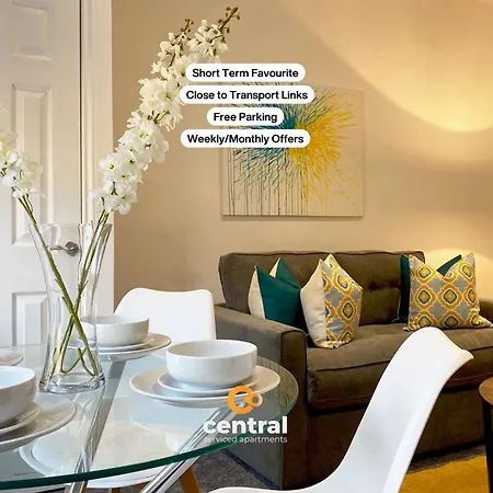 Central Serviced Apartments: Modern, Quiet Stay with Wi-Fi & Extended Options Dundee Exterior photo